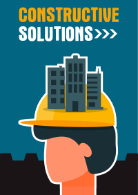 Constructive Solutions Poster Design