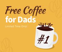 Father's Day Coffee Facebook Post Design
