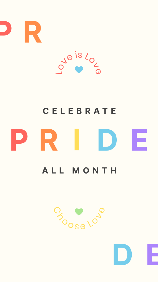 Pride All Month Instagram Story Design Image Preview