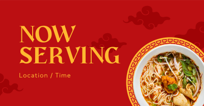 Chinese Noodles Facebook ad Image Preview