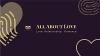 All About Love YouTube Banner Design