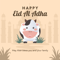Eid Al Adha Cow Instagram Post Design
