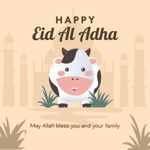 Eid Al Adha Cow Instagram post Image Preview