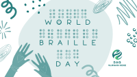World Braille Day Facebook event cover Image Preview