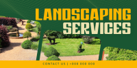 Clean Landscaping Service Twitter Post Image Preview