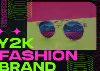Y2K Fashion Brand Coming Soon Postcard Design