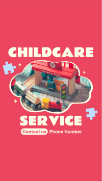 Childcare Daycare Service Facebook Story Design