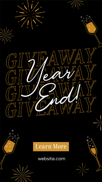 Year End Giveaway Instagram Story Design