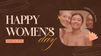 Modern Women's Day Animation Image Preview