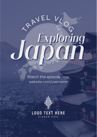 Japan Vlog Flyer Image Preview
