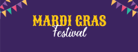 Mardi Gras Festival Facebook cover Image Preview