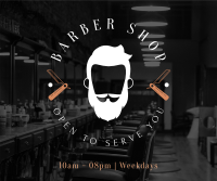 Barbershop Opening Facebook Post Design