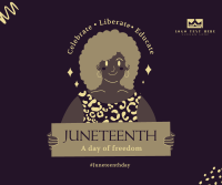 Juneteenth Woman Facebook post Image Preview