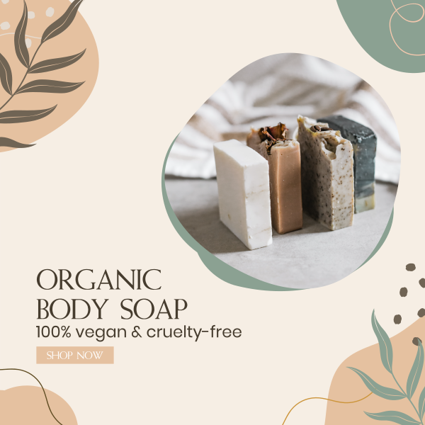 Organic Body Soap Instagram Post Design Image Preview