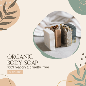 Organic Body Soap Instagram post Image Preview