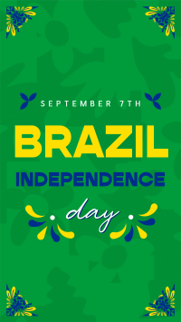 Brazil Independence Patterns YouTube short Image Preview