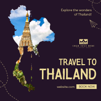 Explore Thailand Instagram Post Design