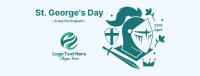 St. George's Knight Helmet Facebook cover Image Preview