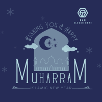 Wishing You a Happy Muharram Instagram Post Design
