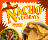 Nacho Tuesdays Facebook Post Design
