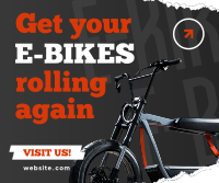 Rolling E-bikes Facebook Post Design
