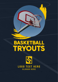 Basketball Tryouts Flyer Image Preview
