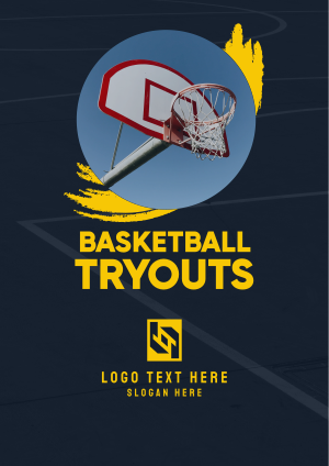 Basketball Tryouts Flyer Image Preview