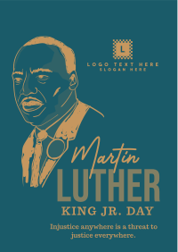 Martin Luther King Day Flyer Design