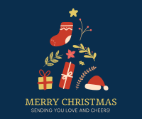 Christmas Tree Facebook Post Design