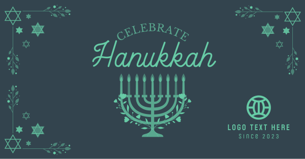 Hannukah Celebration Facebook Ad Design Image Preview