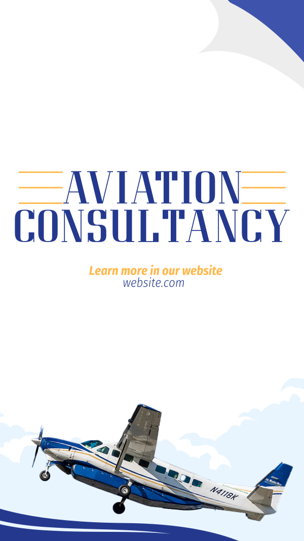 Aviation Pilot Consultancy Instagram Story Design Image Preview