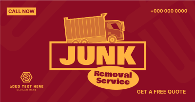 Junk Removal Stickers Facebook Ad Image Preview