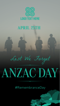 Silhouette Anzac Day Instagram reel Image Preview