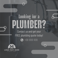 Pipes Repair Service Instagram post Image Preview