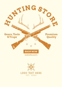 Hunting Gears Poster Design