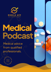 Medical Podcast Poster Image Preview