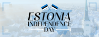 Majestic Estonia Independence Day Facebook cover Image Preview