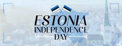 Majestic Estonia Independence Day Facebook cover Image Preview