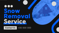 Minimal Snow Removal Facebook Event Cover Design