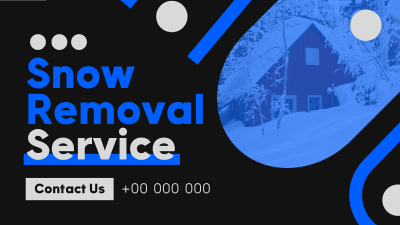 Minimal Snow Removal Facebook event cover Image Preview