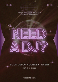 Hire a DJ  Poster Image Preview