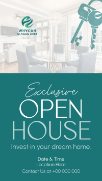 Elegant Open House Instagram story Image Preview