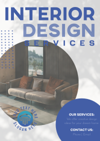 Interior Design Services Poster Design
