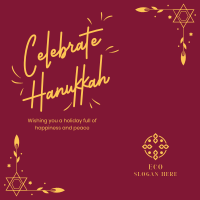 Hannukkah Holiday Instagram post Image Preview