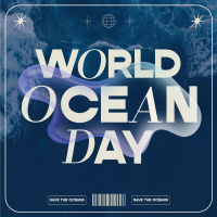 Y2K Ocean Day Instagram post Image Preview