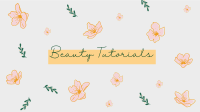 Pattern Of Flowers YouTube Banner Image Preview