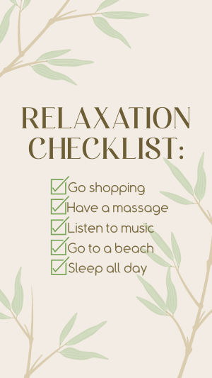 Nature Relaxation List Facebook story Image Preview