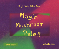 Psychedelic Mushroom Sale Facebook Post Design