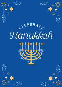 Hannukah Celebration Poster Design