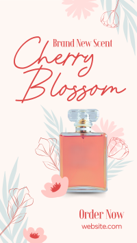 Elegant Flowery Perfume Facebook Story Design